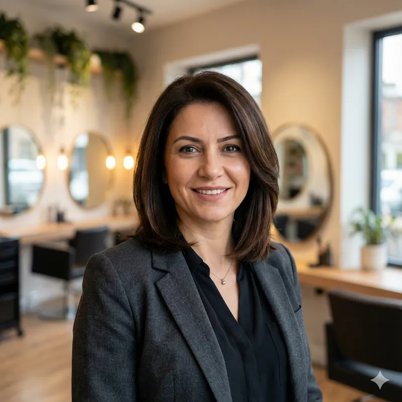 Kadın kuaförü sahibi Nesrin